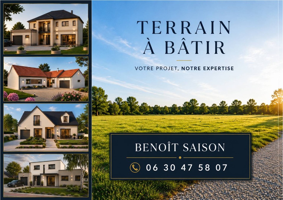 Terrain à bâtir à Rozay-en-Brie (77540)