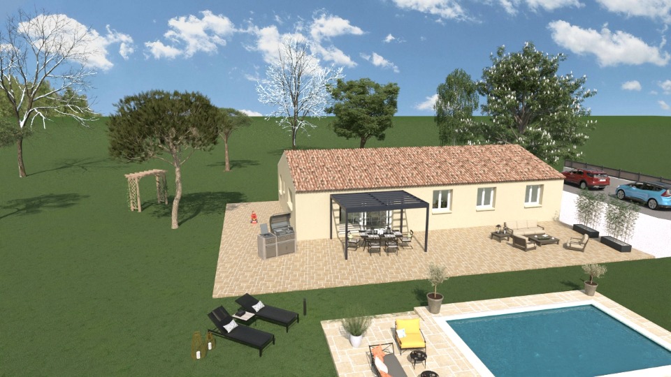 Maison à construire à Fox-Amphoux (83670)
