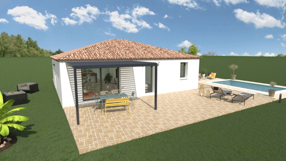 Maison à construire à Fox-Amphoux (83670)