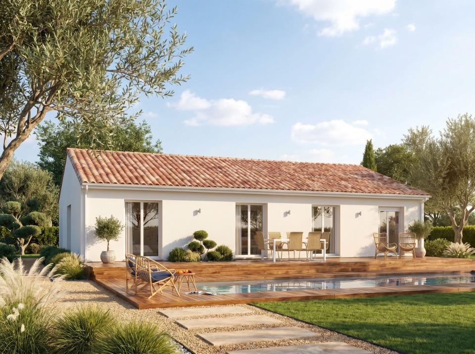 Maison à construire à Heugas (40180)