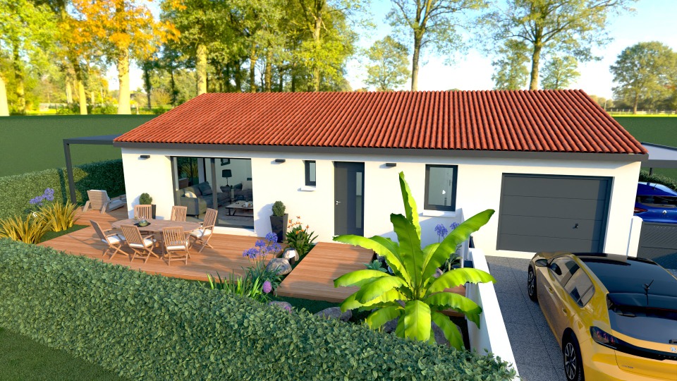 Maison à construire à Saint-Jean-Lasseille (66300)