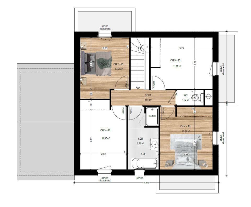 Maison à construire à Feneu (49460)