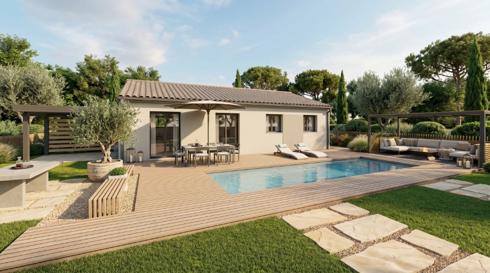 Maison à construire à Saint-Aubin (40250)