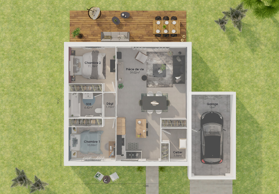 Maison &agrave; construire &agrave; Malijai (04350)