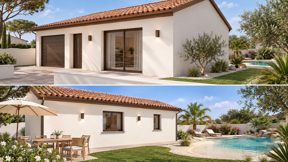 Maison à construire à Corneilla-del-Vercol (66200)