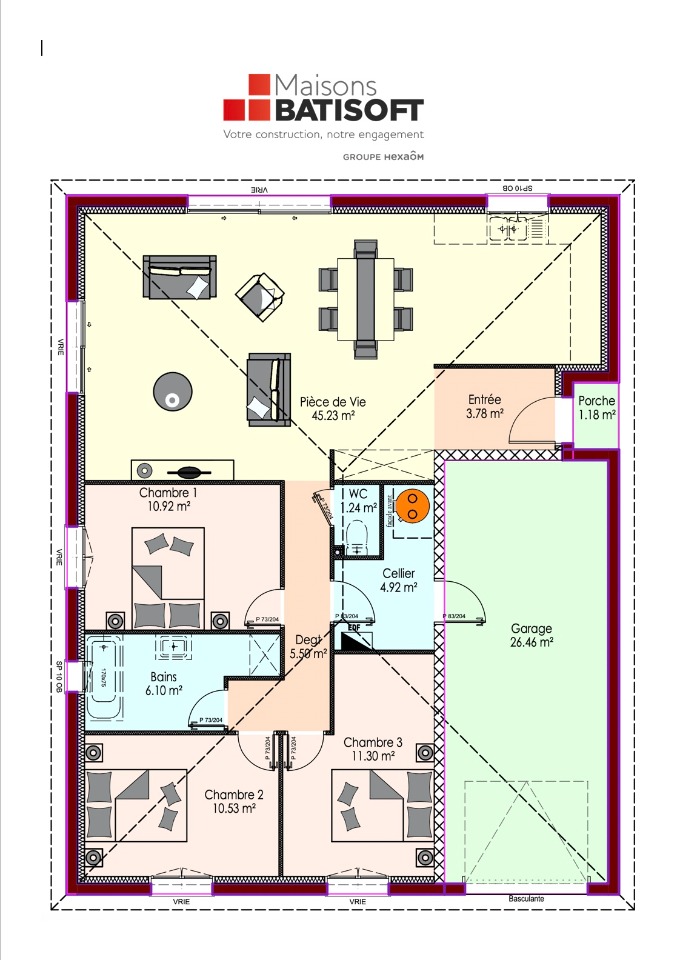 Programme immobilier neuf GL1845605 3 - Terrain et Maison à construire - Izon