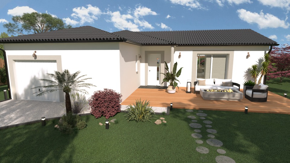 Programme immobilier neuf HD1860439 3 - Terrain et Maison à construire - Balizac