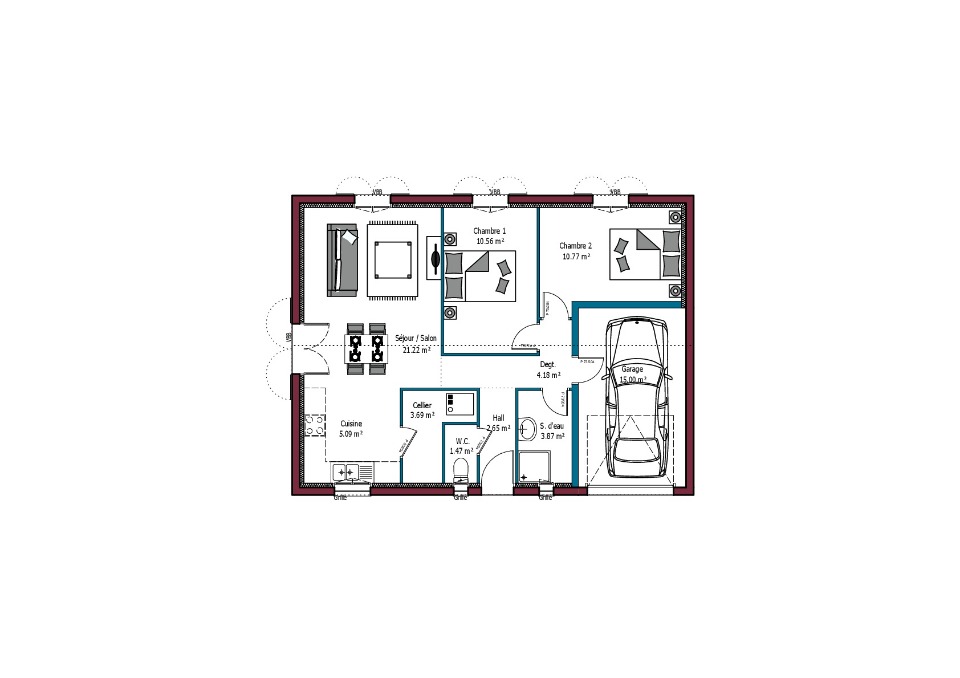 Programme immobilier neuf JT1934684-0 3 - Terrain et Maison à construire - Ardillières