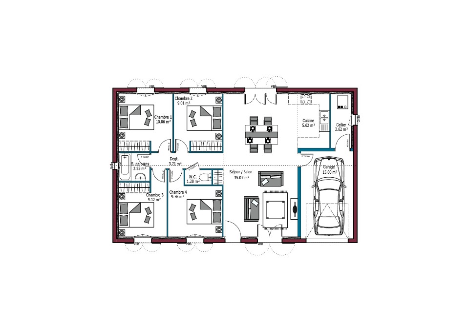 Programme immobilier neuf GR1937575 3 - Terrain et Maison à construire - Port-des-Barques