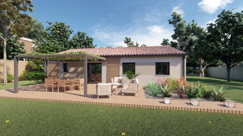 PPD1948640 2 - Terrain et Maison à construire - Pomarez