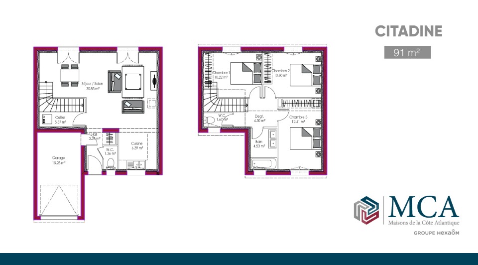 Programme immobilier neuf AB1993388 3 - Terrain et Maison à construire - Le Taillan-Médoc