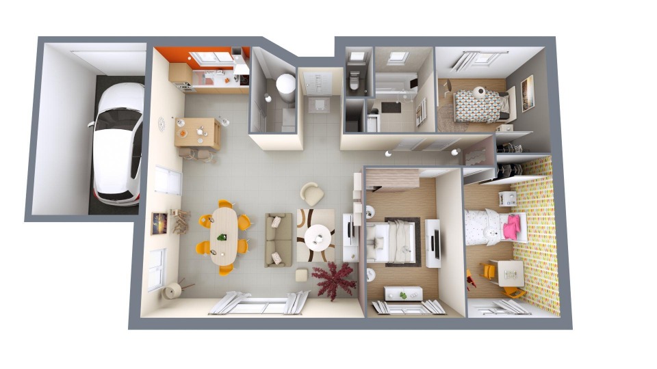 Programme immobilier neuf AF1993970 1 - Terrain et Maison à construire - Cadaujac