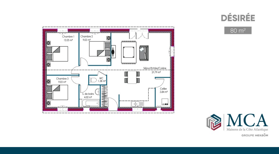 Programme immobilier neuf AF1994508 1 - Terrain et Maison à construire - Langon