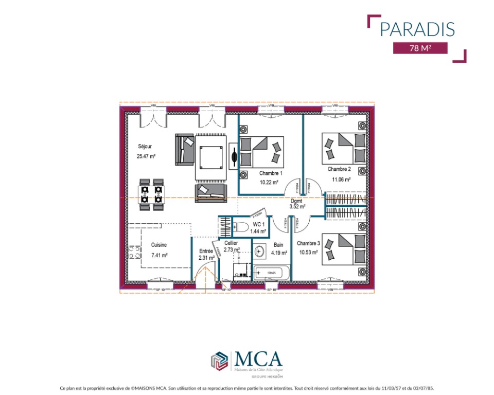 Programme immobilier neuf CG1994757 1 - Terrain et Maison à construire - Montgaillard