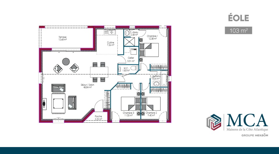 Programme immobilier neuf AF1995401 1 - Terrain et Maison à construire - Portets