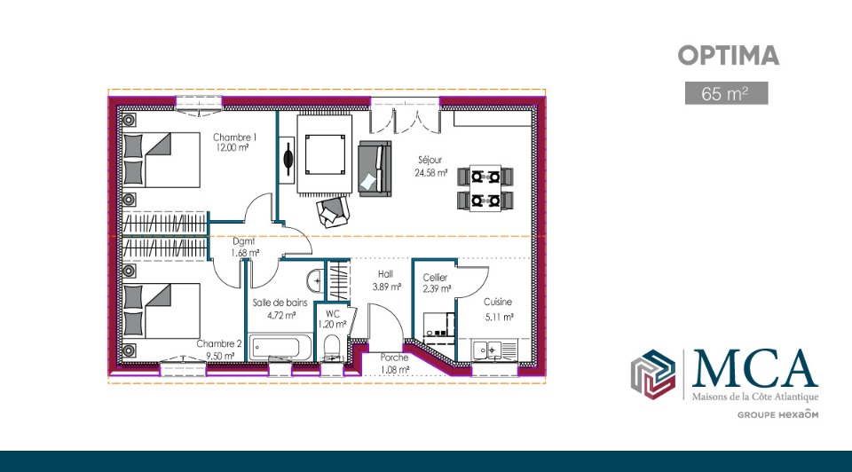 Programme immobilier neuf AF1995410 1 - Terrain et Maison à construire - Portets