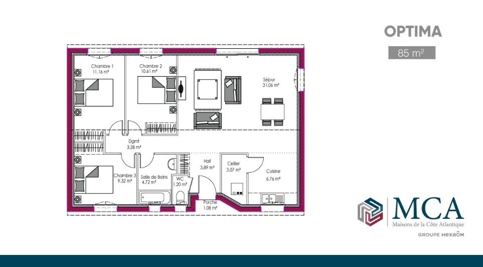 Programme immobilier neuf AF1995410 1 - Terrain et Maison à construire - Portets