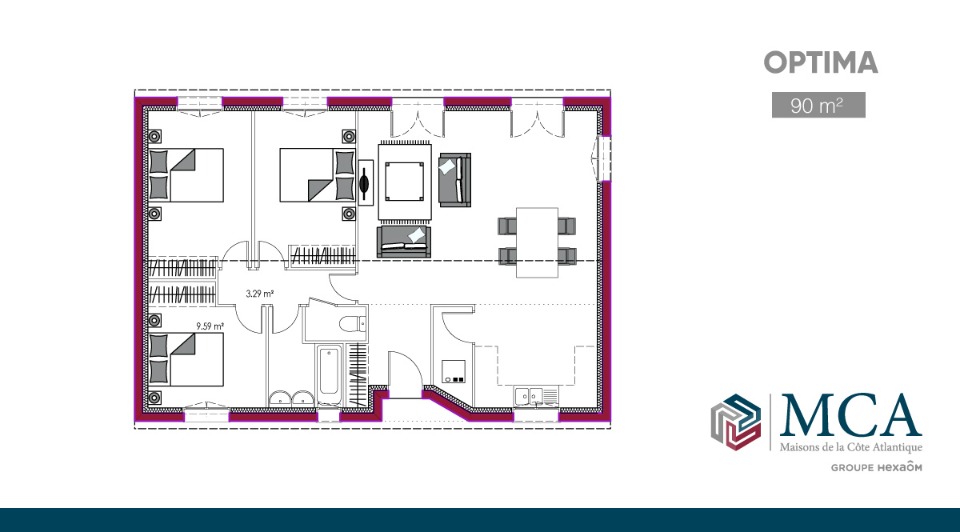 Programme immobilier neuf AF1995410 1 - Terrain et Maison à construire - Portets