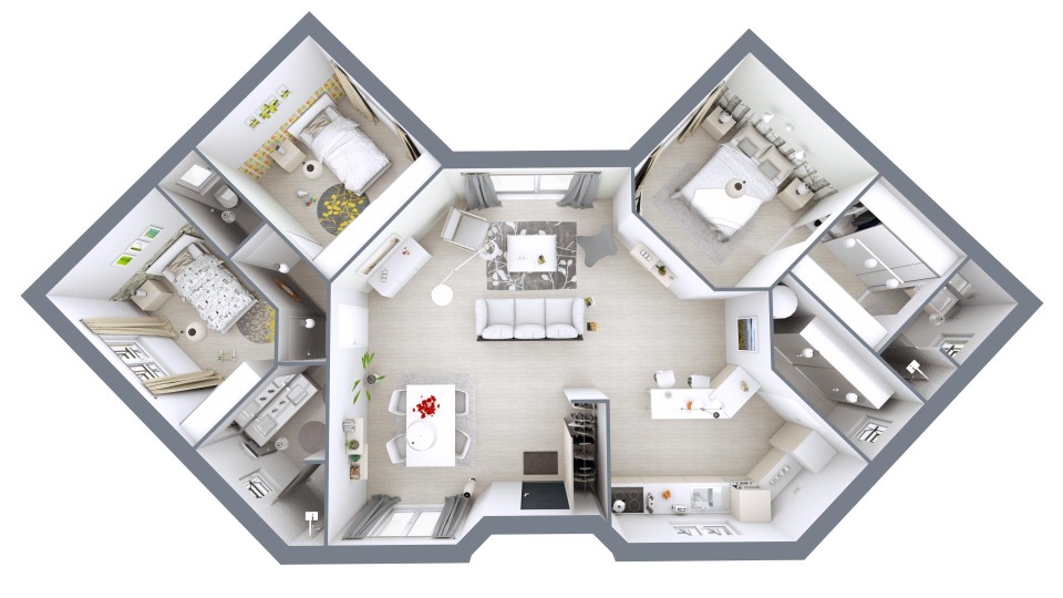 Programme immobilier neuf AF1995416 1 - Terrain et Maison à construire - Beautiran