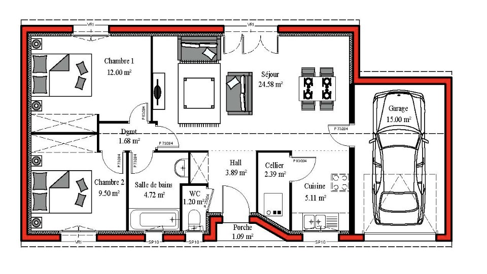 Programme immobilier neuf NQ1996181 1 - Terrain et Maison à construire - Bretagne-de-Marsan