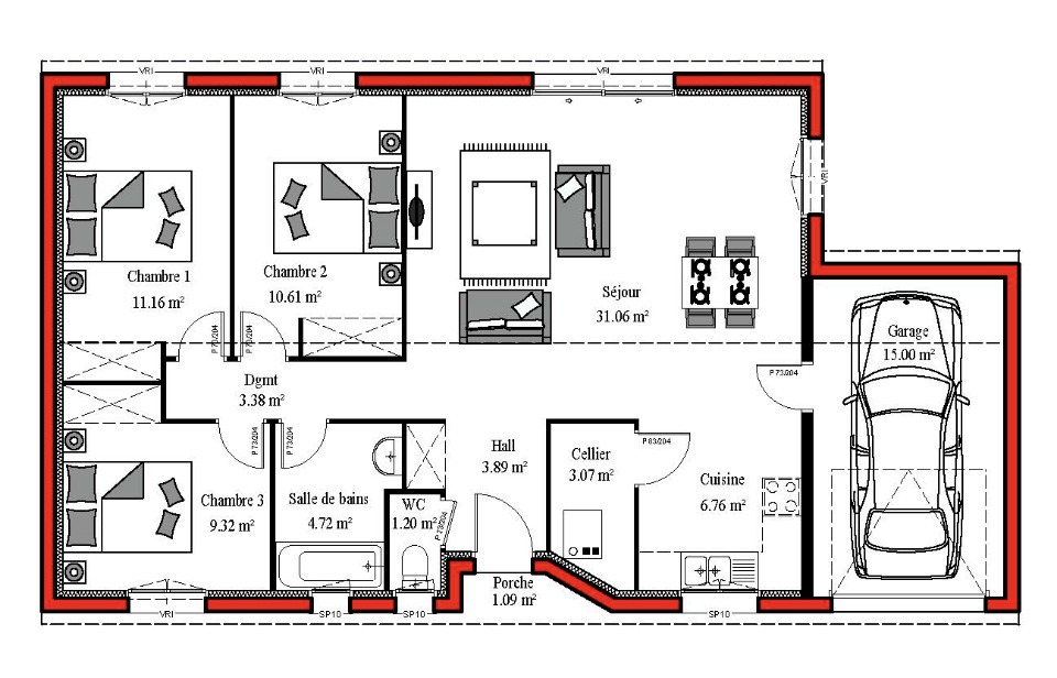 Programme immobilier neuf NQ1996181 1 - Terrain et Maison à construire - Bretagne-de-Marsan