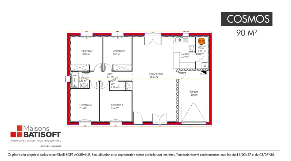 Programme immobilier neuf FD1998387 1 - Terrain et Maison à construire - Salleboeuf