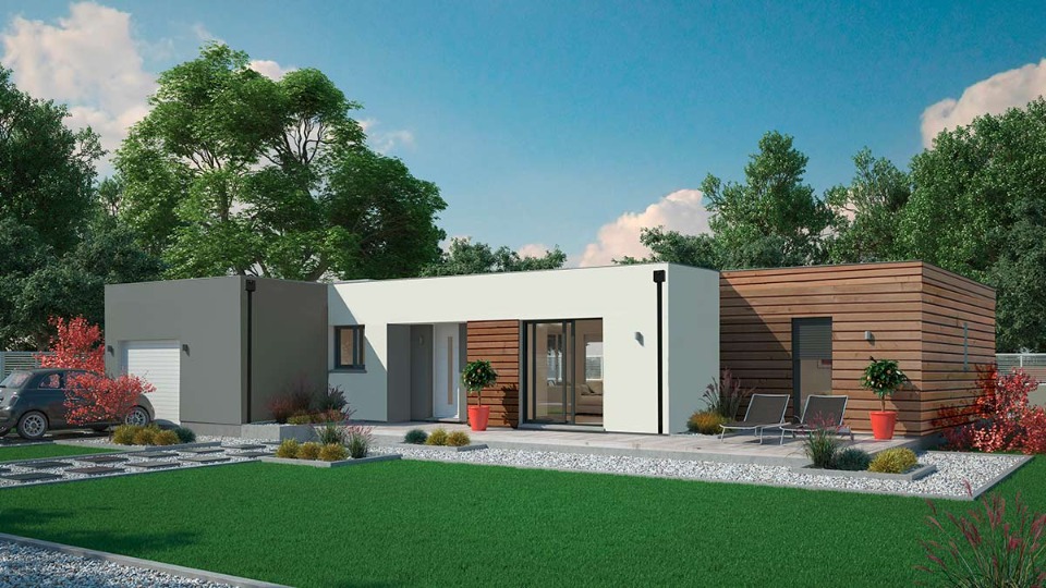 Programme immobilier neuf YOLANDIRAS4 7 - Terrain et Maison à construire - Landiras