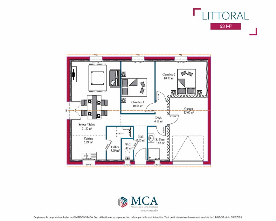 Programme immobilier neuf CV2000036 1 - Terrain et Maison à construire - Biscarrosse