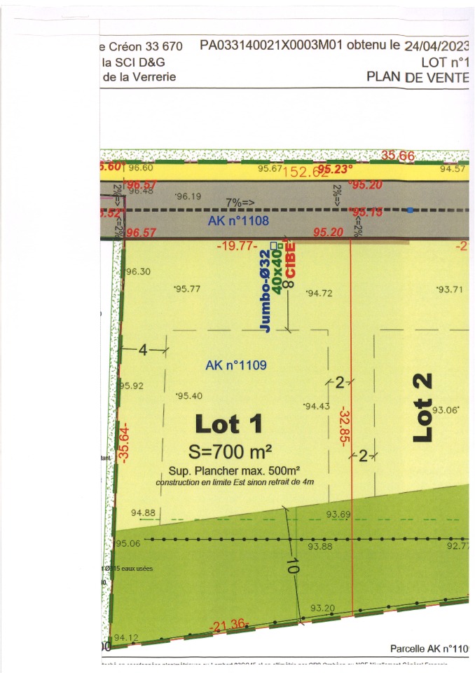 Programme immobilier neuf FD1998485 - Terrain/Terre - Créon