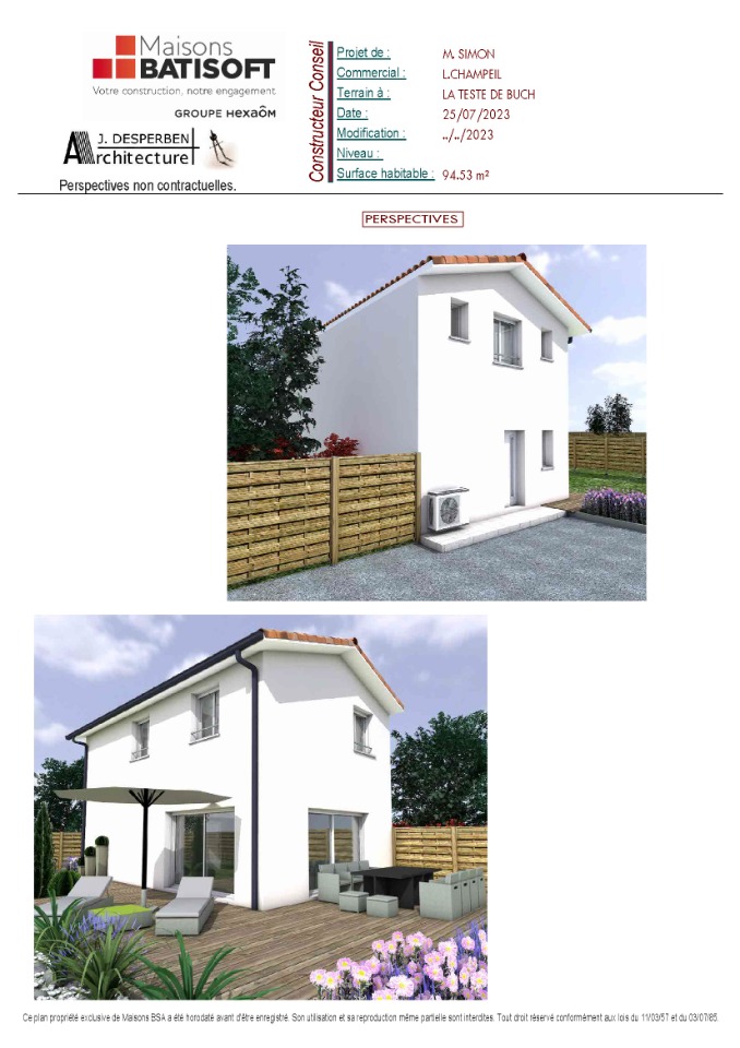 Programme immobilier neuf LC2001707 2 - Terrain et Maison à construire - La Teste-de-Buch