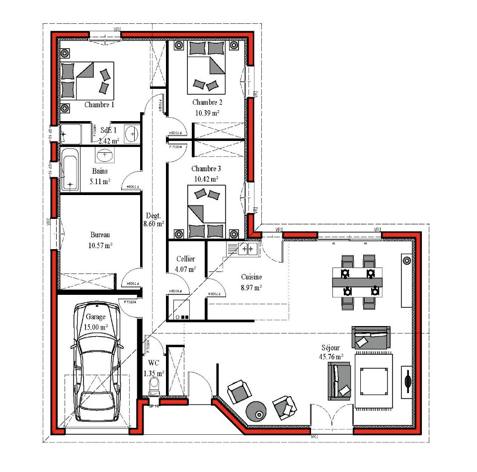 Programme immobilier neuf LC2001786 4 - Terrain et Maison à construire - Mios