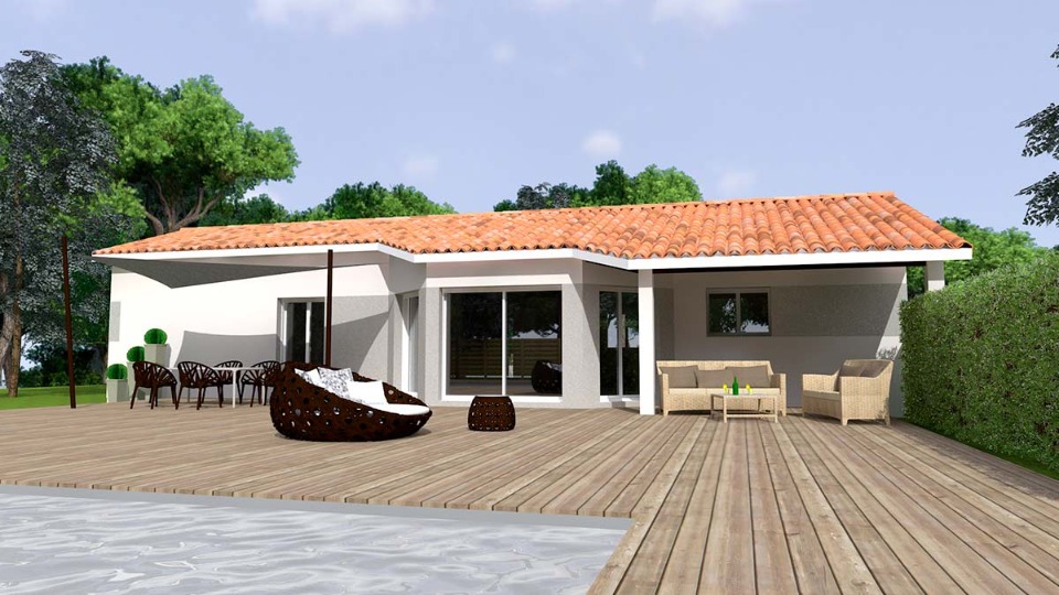 Programme immobilier neuf TM2010974 2 - Terrain et Maison à construire - Biscarrosse