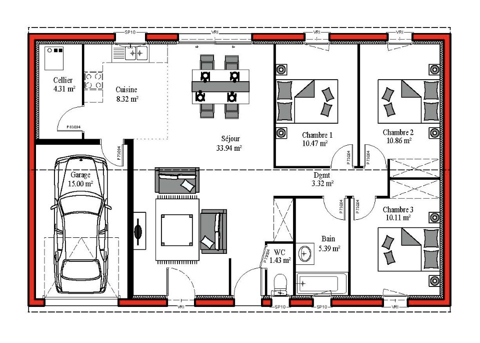 Programme immobilier neuf LG2012859 3 - Terrain et Maison à construire - Bassens