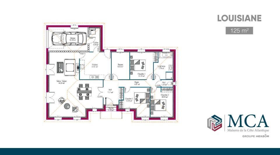 Programme immobilier neuf JT2022096 4 - Terrain et Maison à construire - Lamonzie-Saint-Martin