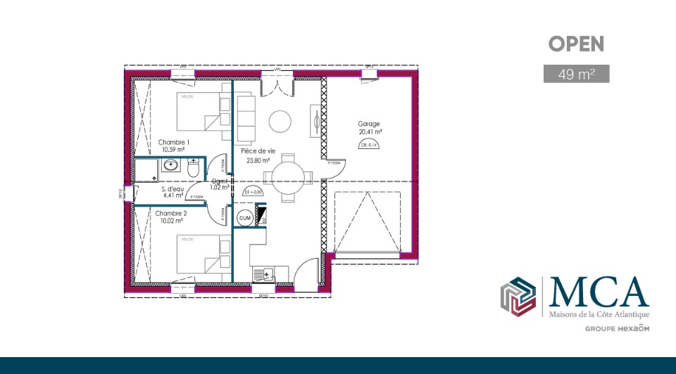 Programme immobilier neuf JT2022609 2 - Terrain et Maison à construire - Bergerac