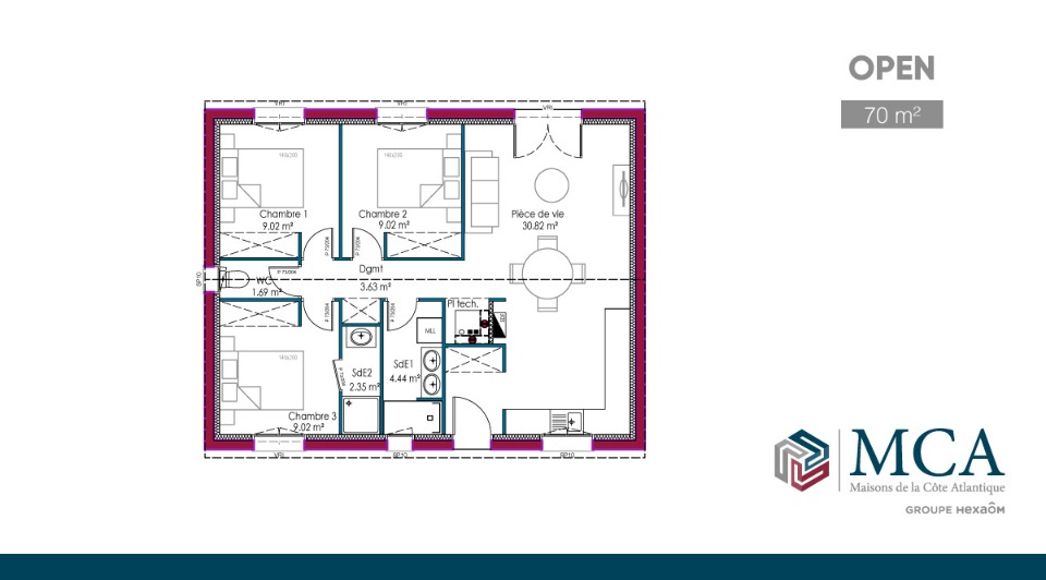 Programme immobilier neuf LJ2030885 1 - Terrain et Maison à construire - Villedoux