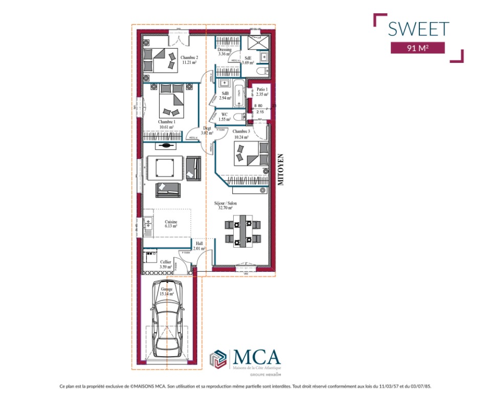 Programme immobilier neuf HD2044695 3 - Terrain et Maison à construire - Ladaux