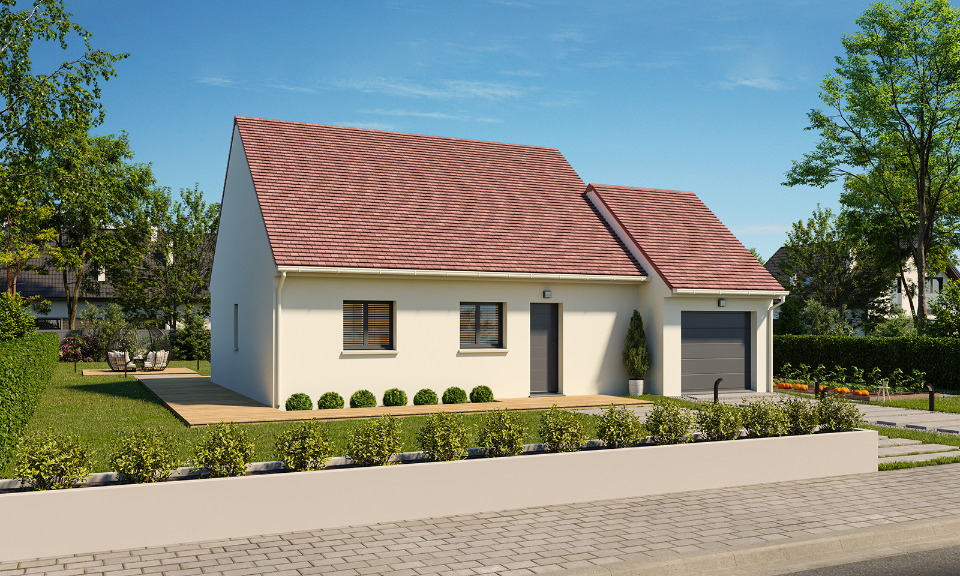 Sublime maison à construire de 71m2 disponible à Favières