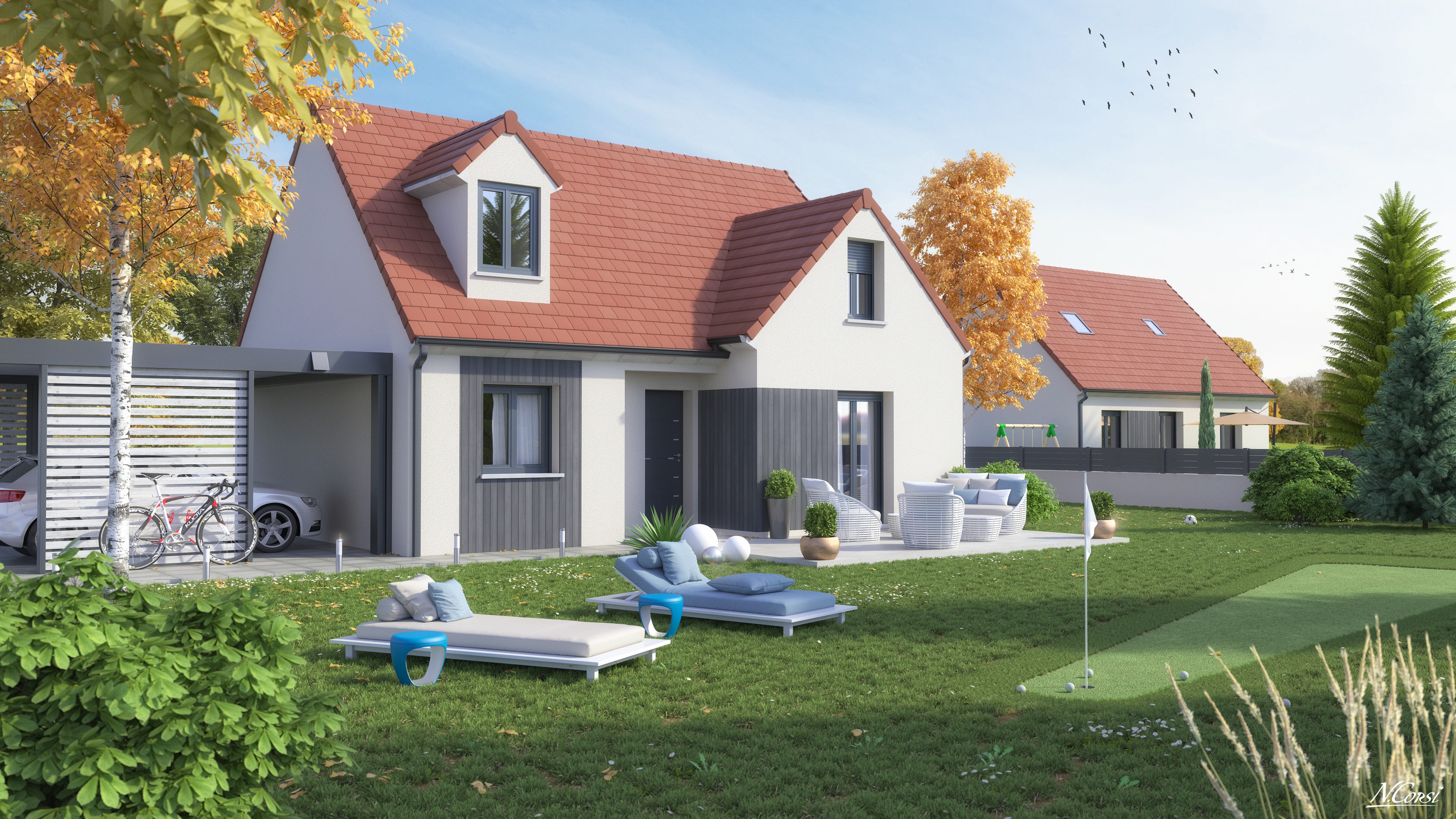 Charmant terrain constructible viabilisé de 633m2 à Chambly (60230)
