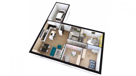 Maison individuelle 4 pièces