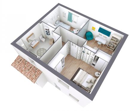 Maison individuelle 4 pièces