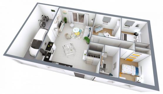 Maison individuelle 4 pièces