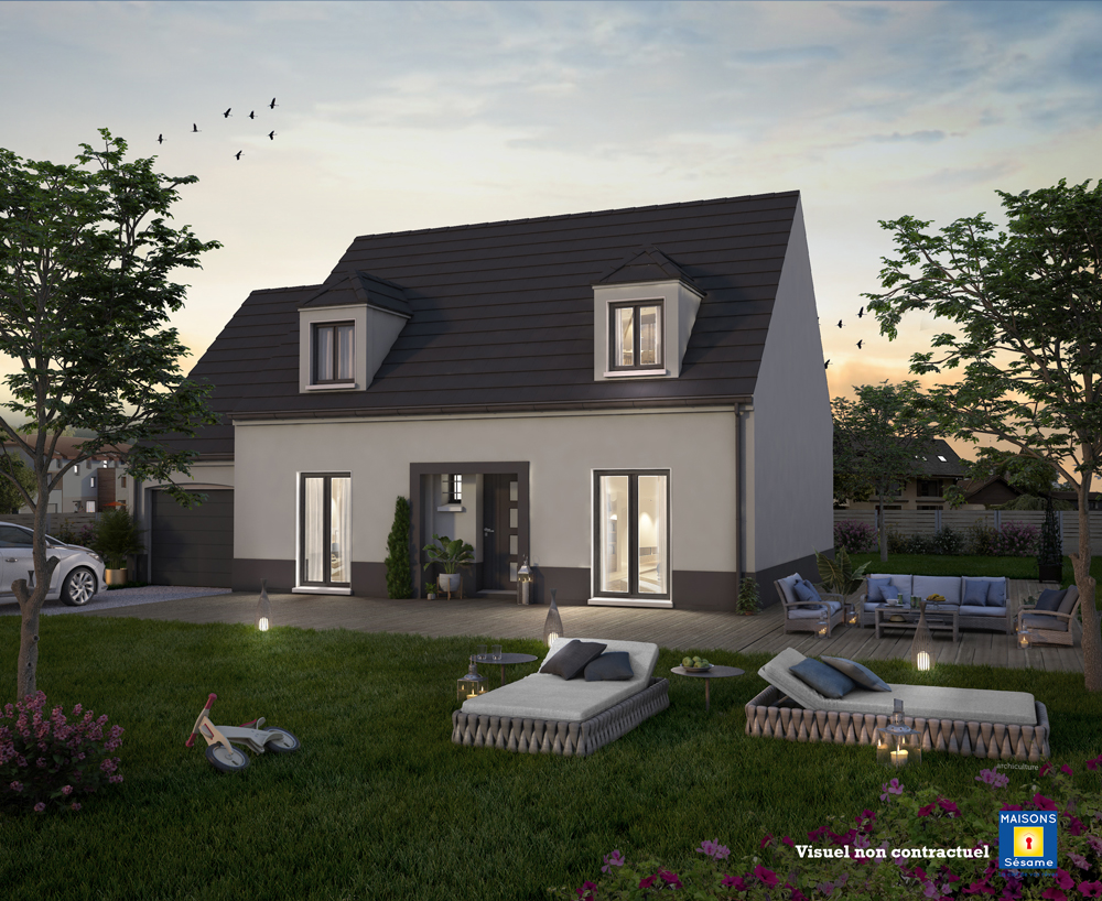 Photo maison Terrain de 1088 m² + maison