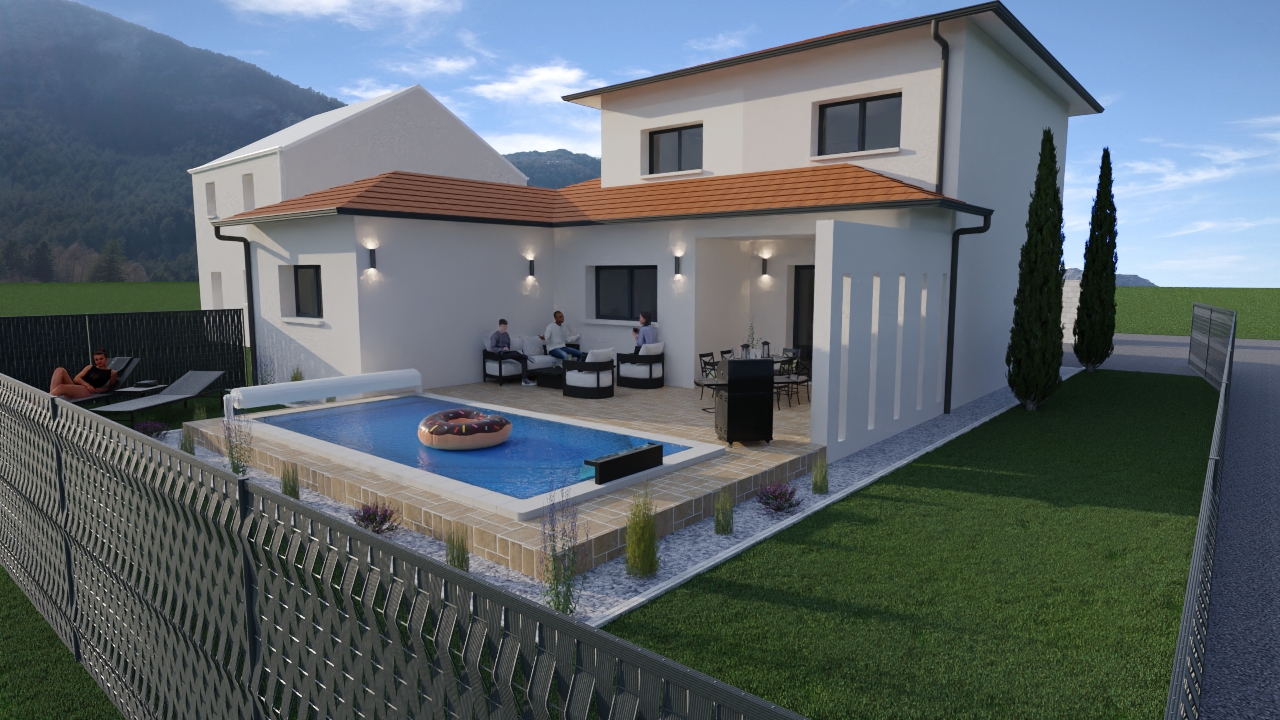 Jolie maison à vendre de 106m2 disponible à Four
