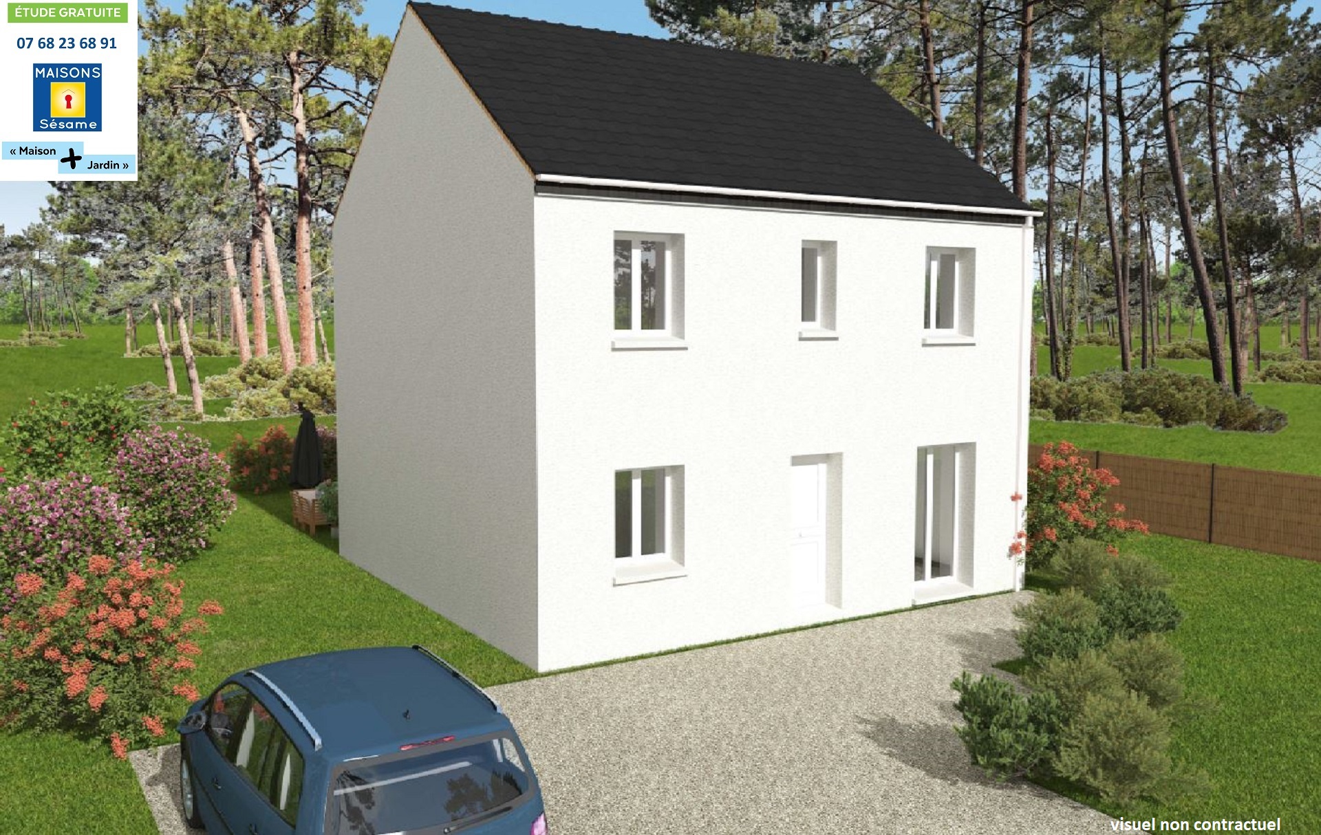 Photo maison Terrain de 500 m² + maison