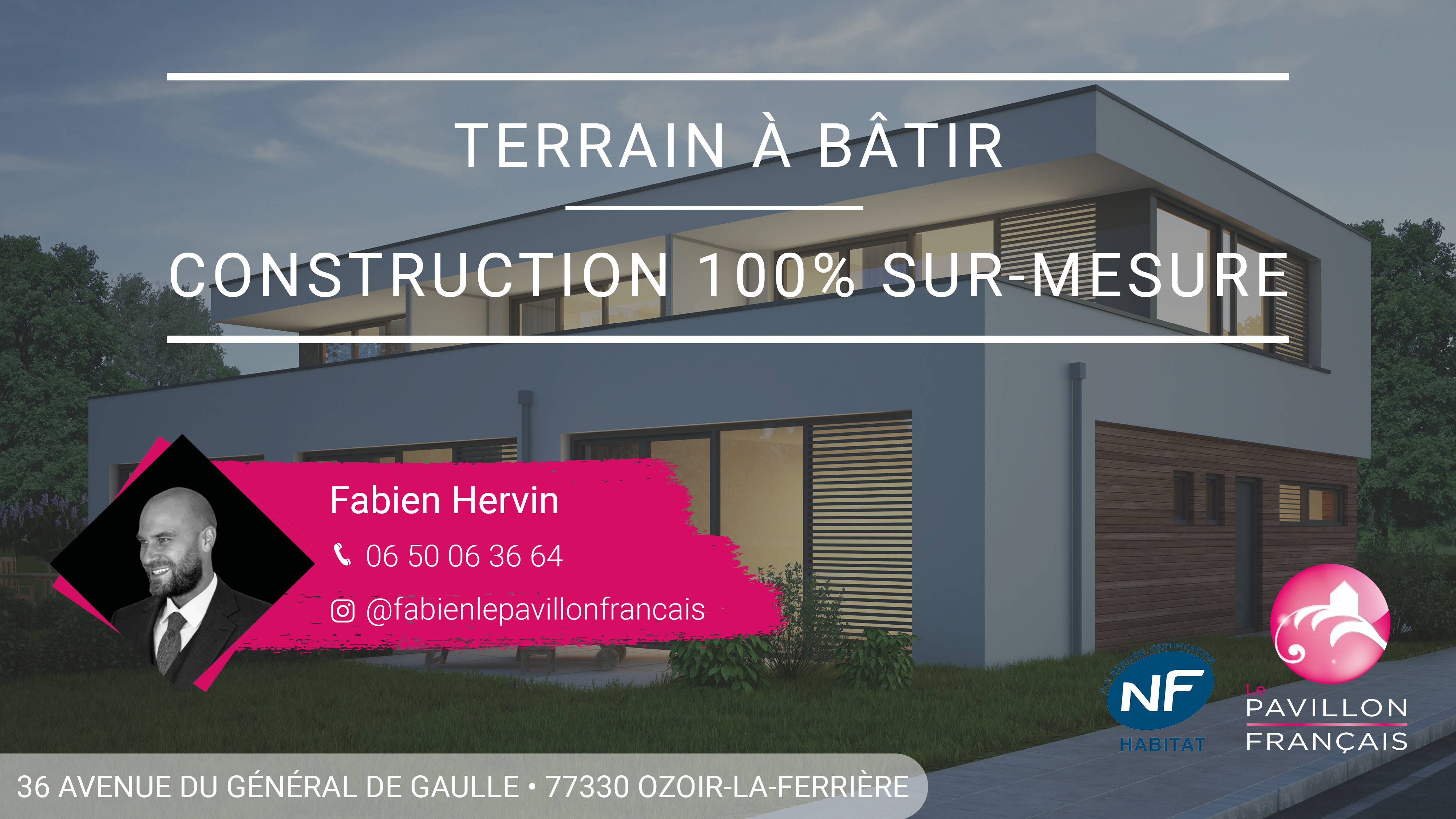 Photo maison Terrain + maison 100% sur mesure