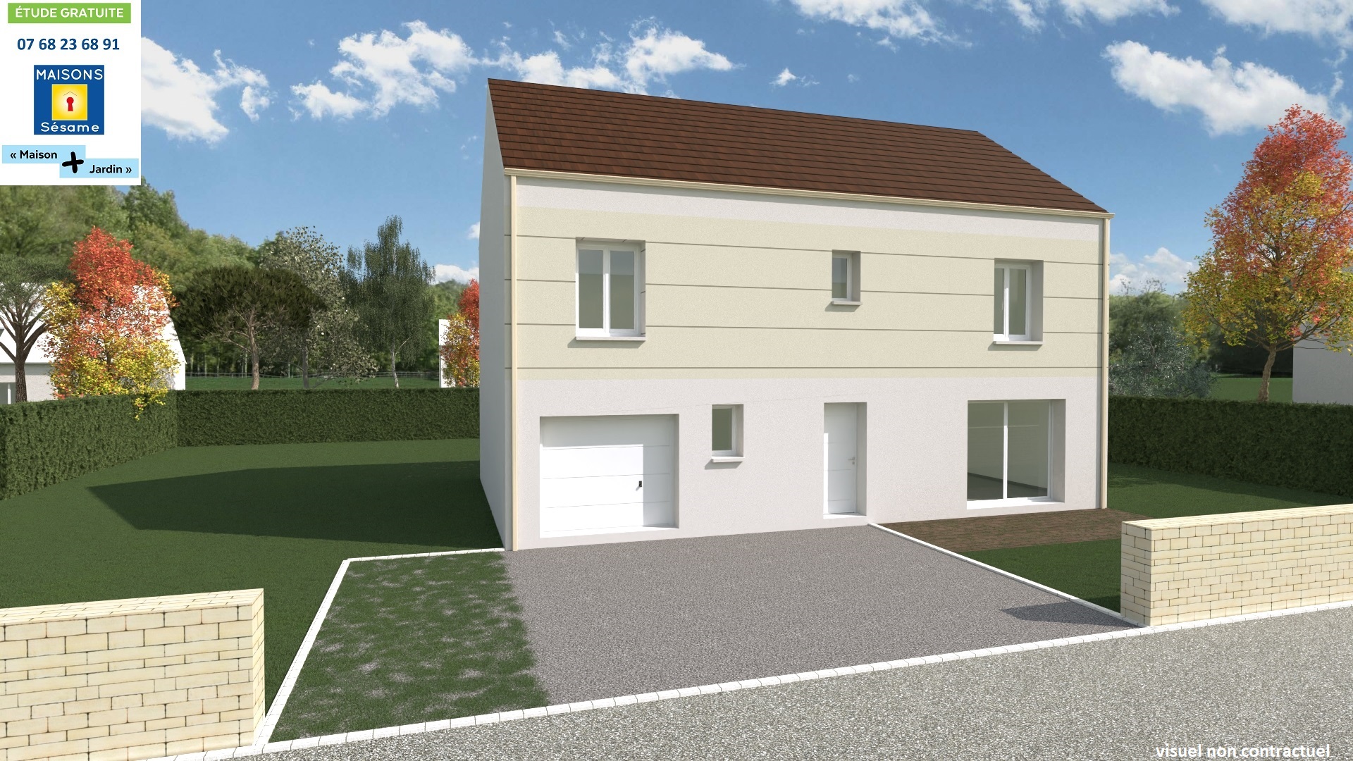 Photo maison Terrain de 500 m² + maison