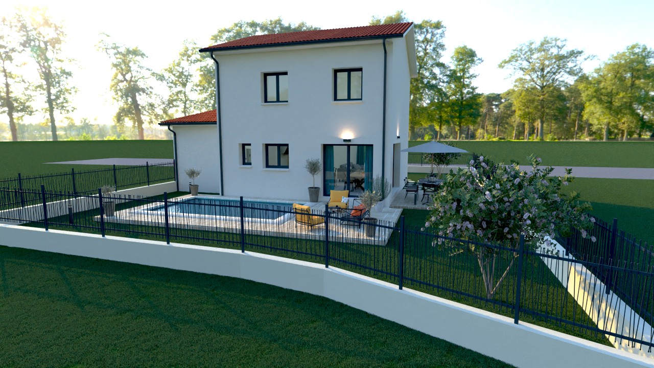 vente Terrain et Maison à construire Tignieu-Jameyzieu (38) 2