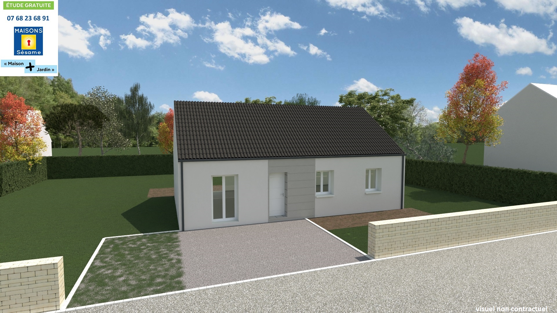 Photo maison Terrain de 432 m² + maison