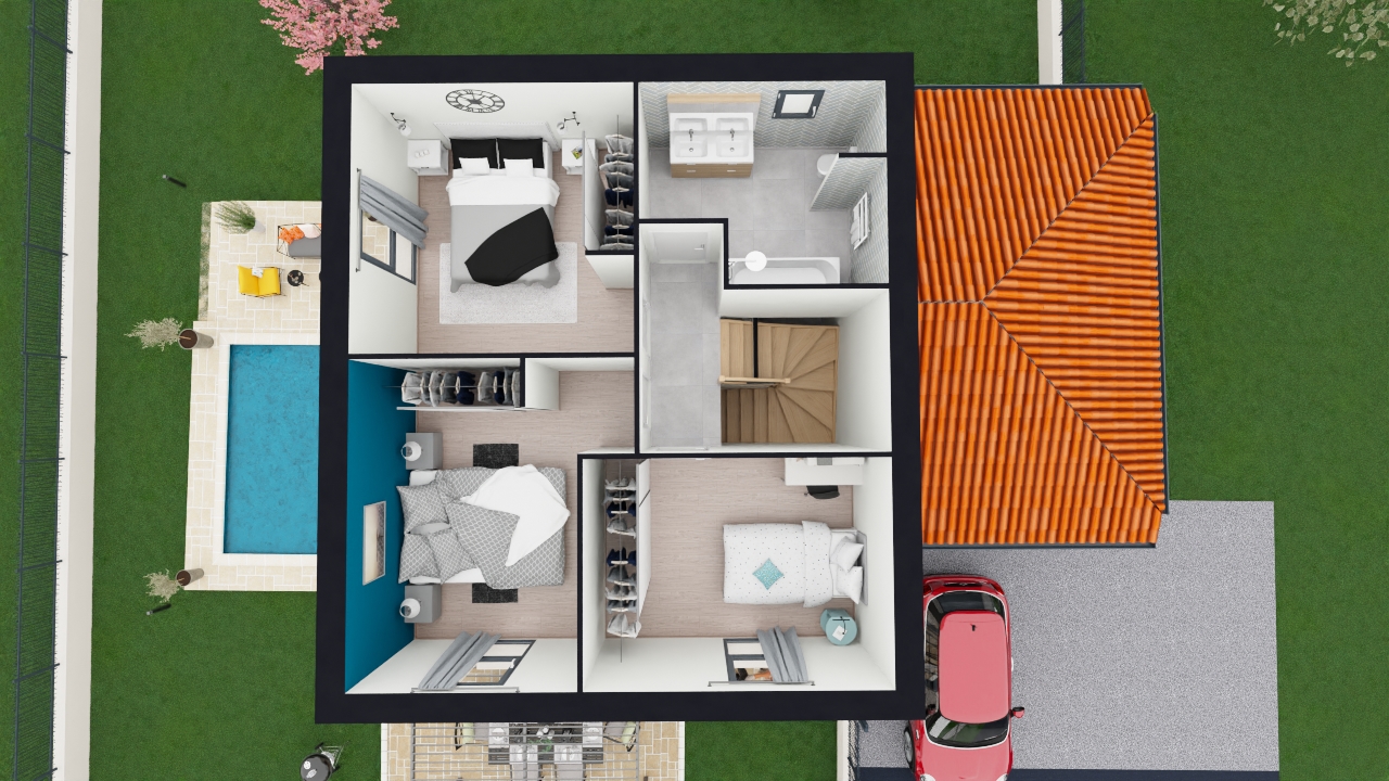 vente Terrain et Maison à construire Sainte-Euphémie (01) 2